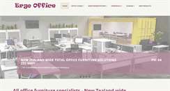 Desktop Screenshot of ergooffice.co.nz